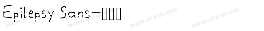 Epilepsy Sans字体转换